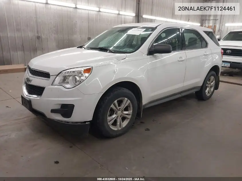2GNALAEK7F1124461 2015 Chevrolet Equinox Ls