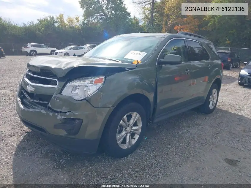 2GNALBEK7F6122136 2015 Chevrolet Equinox 1Lt