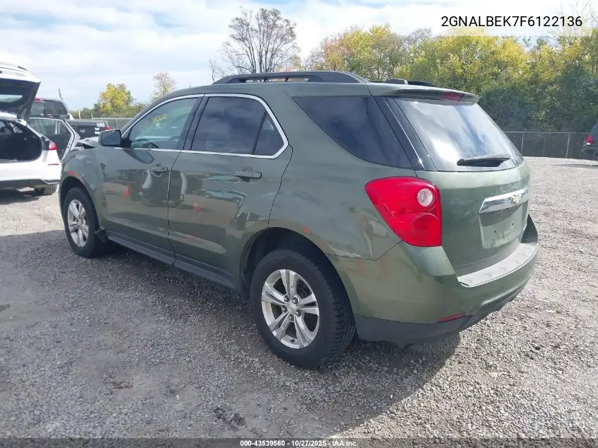 2GNALBEK7F6122136 2015 Chevrolet Equinox 1Lt