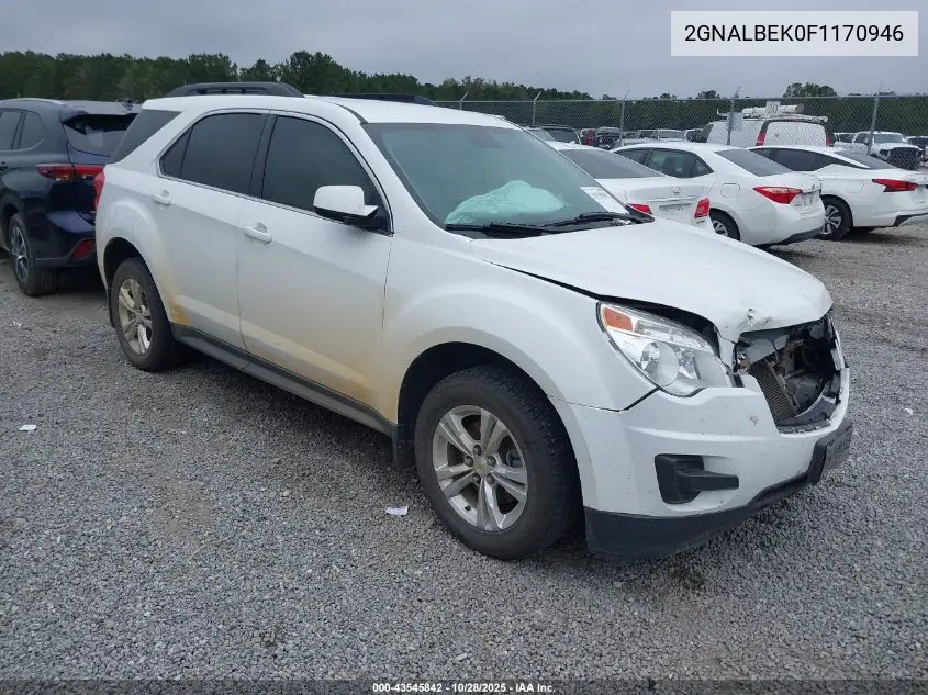 2GNALBEK0F1170946 2015 Chevrolet Equinox 1Lt