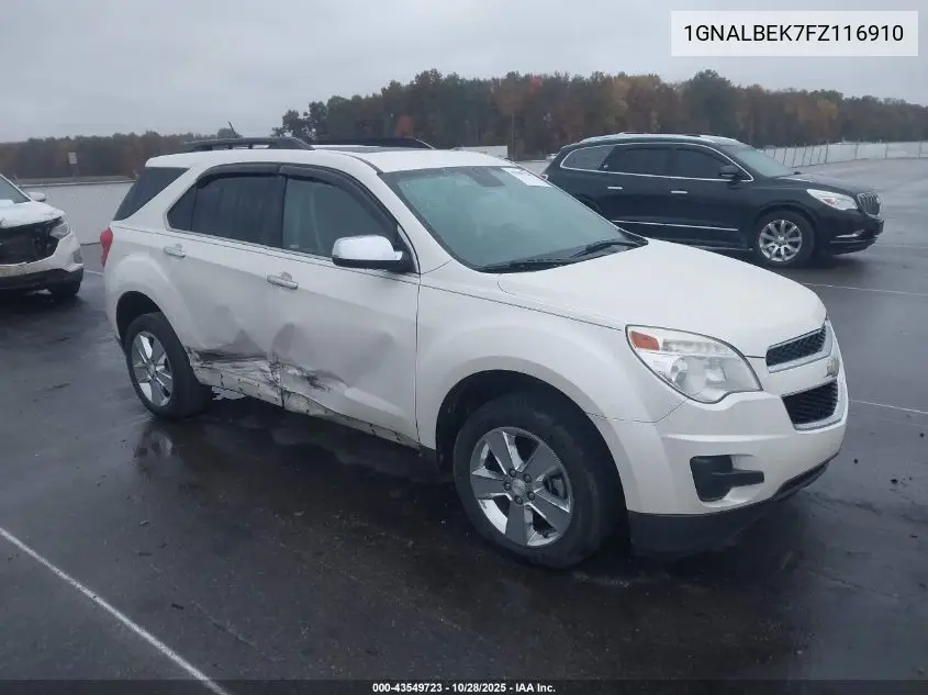 1GNALBEK7FZ116910 2015 Chevrolet Equinox 1Lt