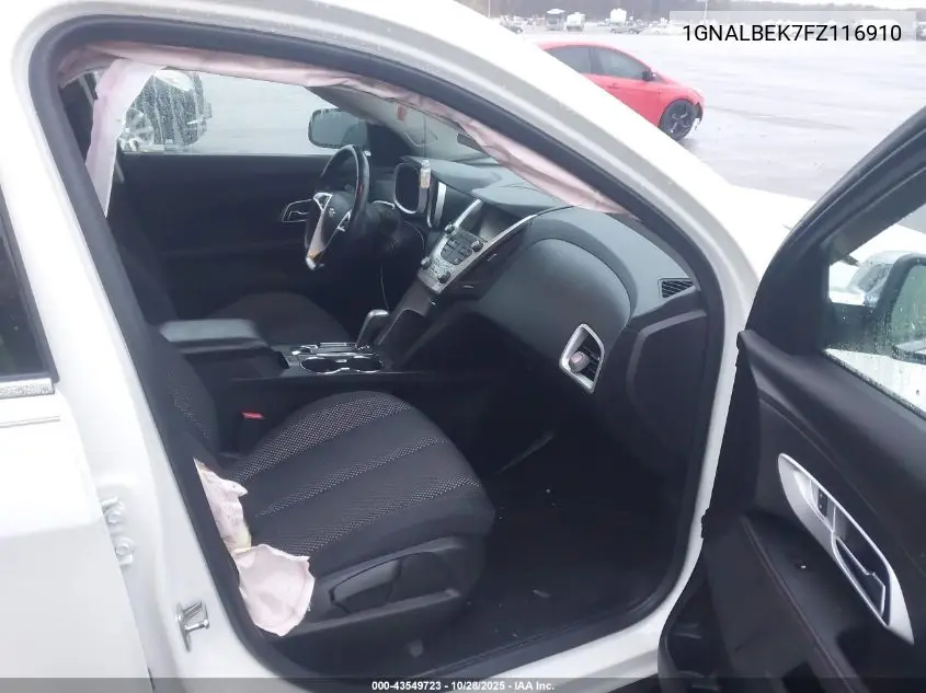 1GNALBEK7FZ116910 2015 Chevrolet Equinox 1Lt