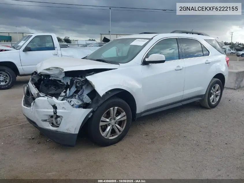 2GNALCEKXF6222155 2015 Chevrolet Equinox 2Lt