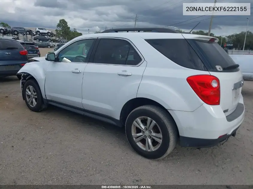 2GNALCEKXF6222155 2015 Chevrolet Equinox 2Lt