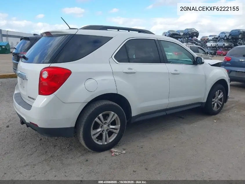 2GNALCEKXF6222155 2015 Chevrolet Equinox 2Lt