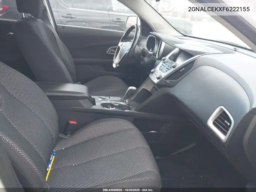 2GNALCEKXF6222155 2015 Chevrolet Equinox 2Lt