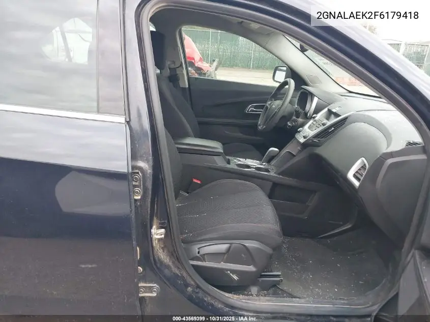 2GNALAEK2F6179418 2015 Chevrolet Equinox Ls