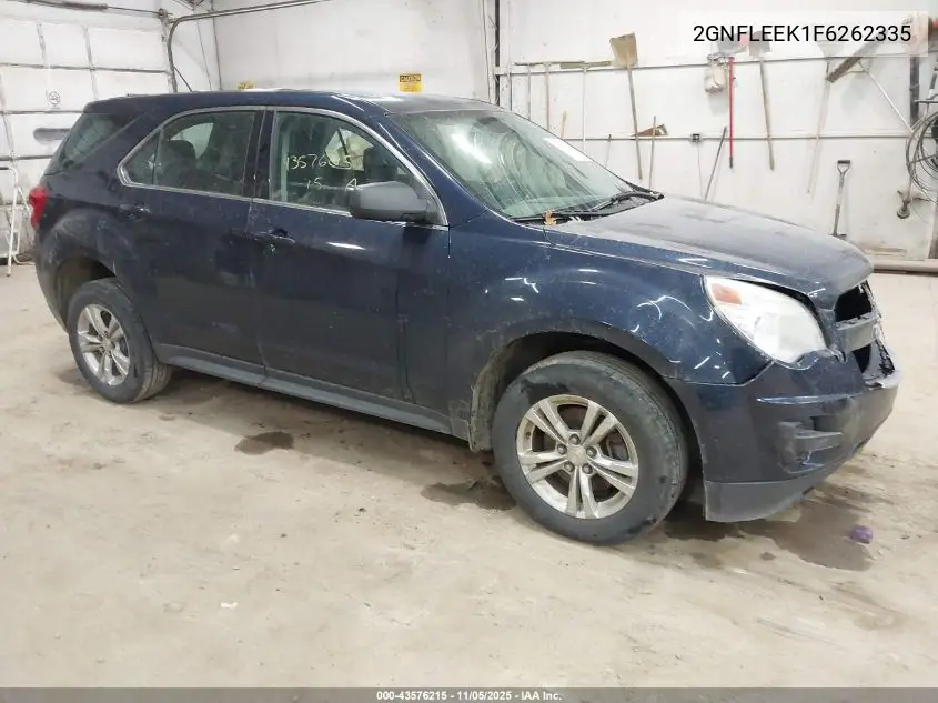 2GNFLEEK1F6262335 2015 Chevrolet Equinox Ls