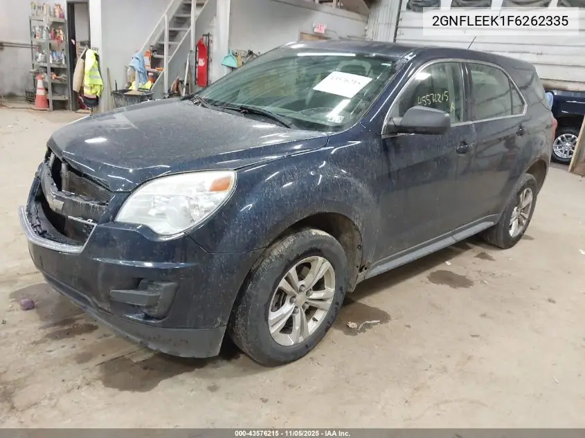 2GNFLEEK1F6262335 2015 Chevrolet Equinox Ls