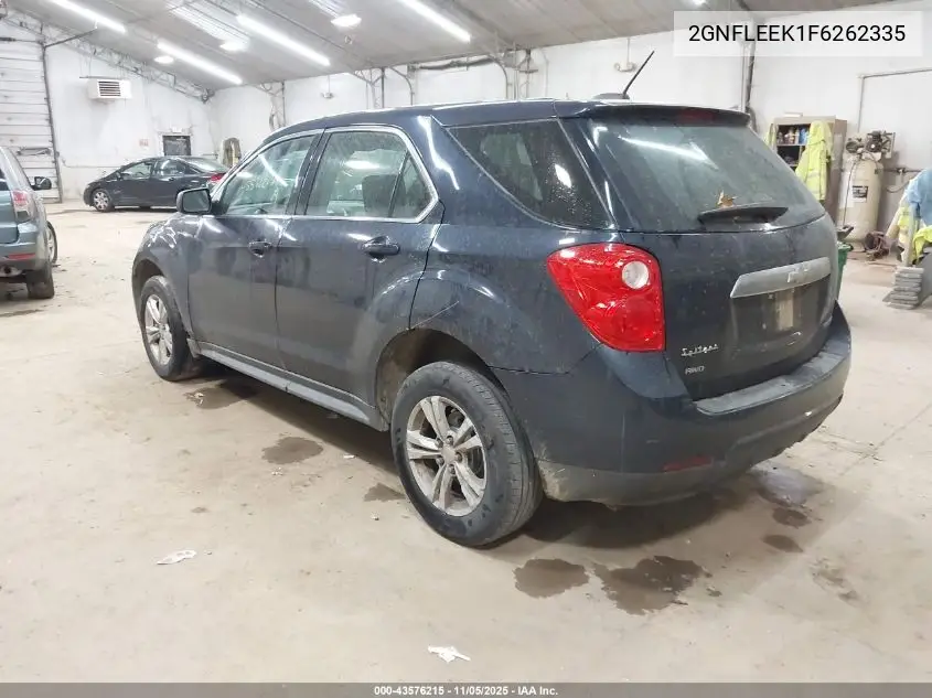 2GNFLEEK1F6262335 2015 Chevrolet Equinox Ls