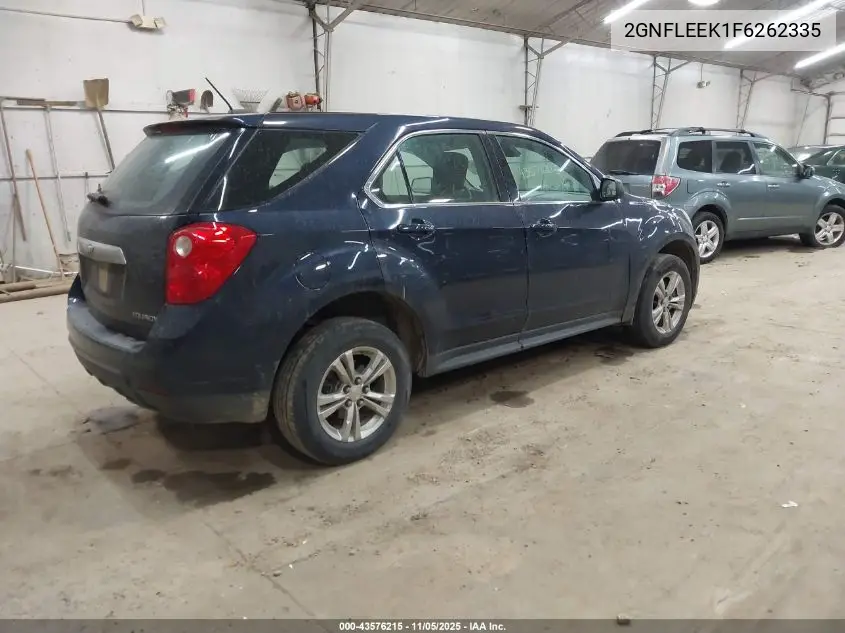 2GNFLEEK1F6262335 2015 Chevrolet Equinox Ls