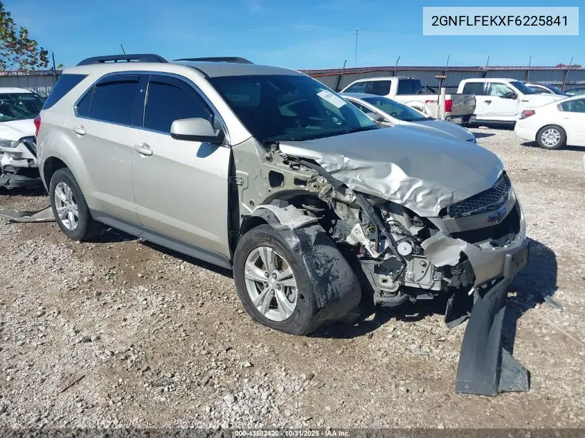 2GNFLFEKXF6225841 2015 Chevrolet Equinox 1Lt