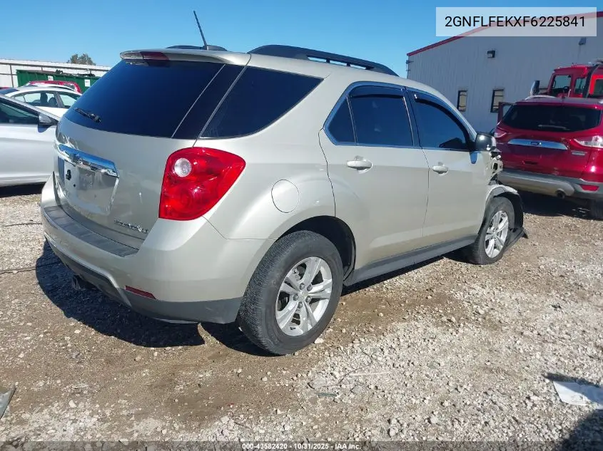 2GNFLFEKXF6225841 2015 Chevrolet Equinox 1Lt