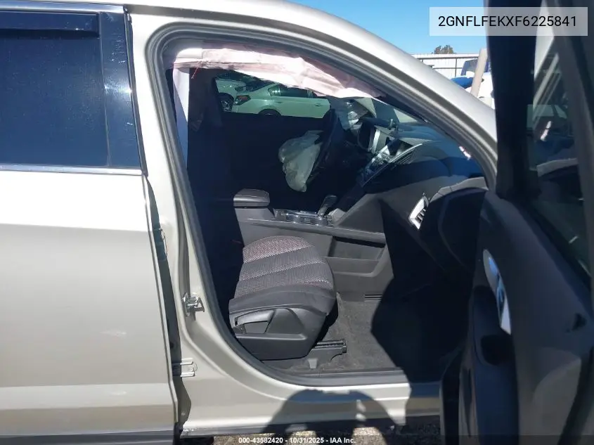 2GNFLFEKXF6225841 2015 Chevrolet Equinox 1Lt