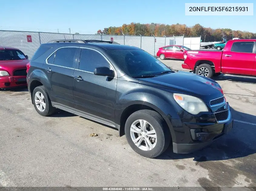 2GNFLFEK5F6215931 2015 Chevrolet Equinox 1Lt