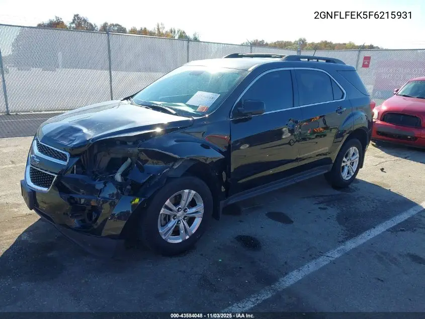 2GNFLFEK5F6215931 2015 Chevrolet Equinox 1Lt