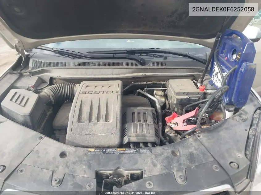 2GNALDEK0F6252058 2015 Chevrolet Equinox Ltz