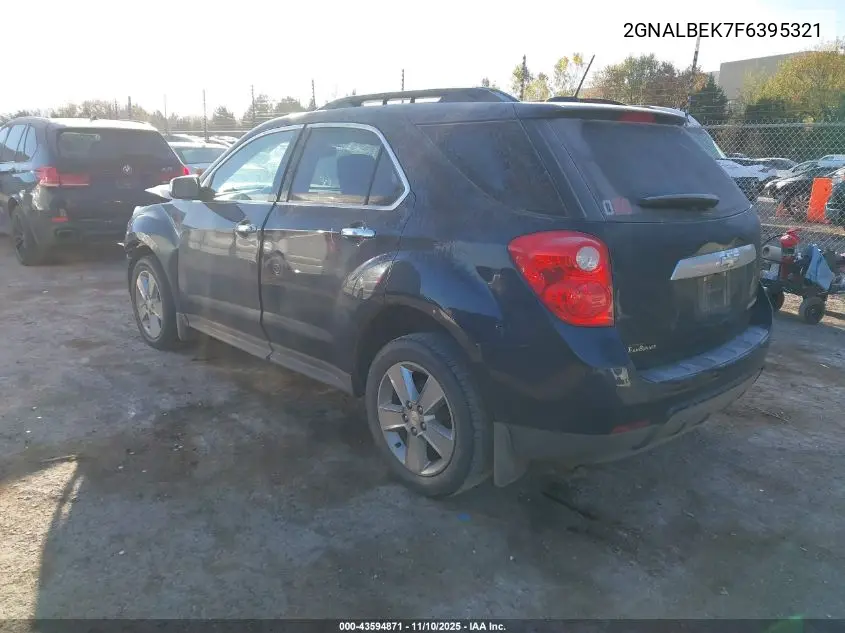 2GNALBEK7F6395321 2015 Chevrolet Equinox 1Lt