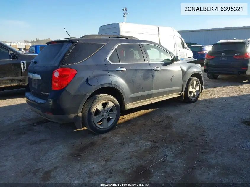 2GNALBEK7F6395321 2015 Chevrolet Equinox 1Lt