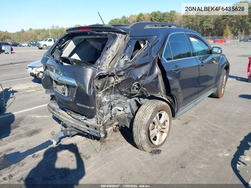 2GNALBEK4F6435628 2015 Chevrolet Equinox 1Lt