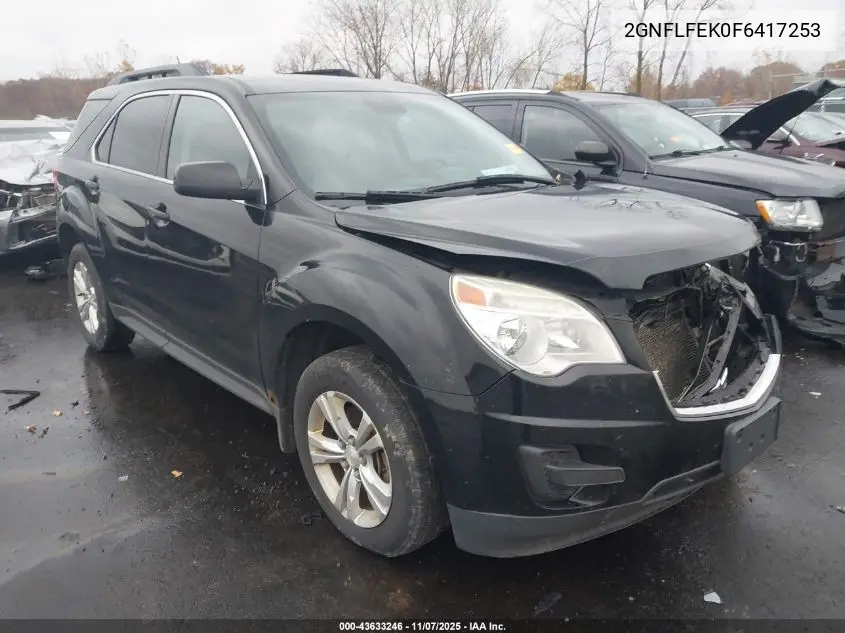 2GNFLFEK0F6417253 2015 Chevrolet Equinox 1Lt