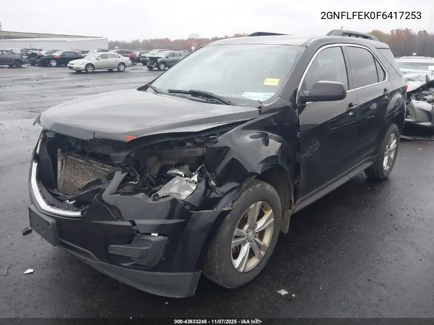 2GNFLFEK0F6417253 2015 Chevrolet Equinox 1Lt