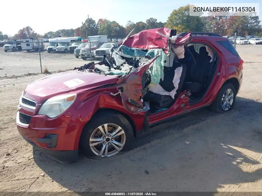 2GNALBEK0F1145304 2015 Chevrolet Equinox 1Lt