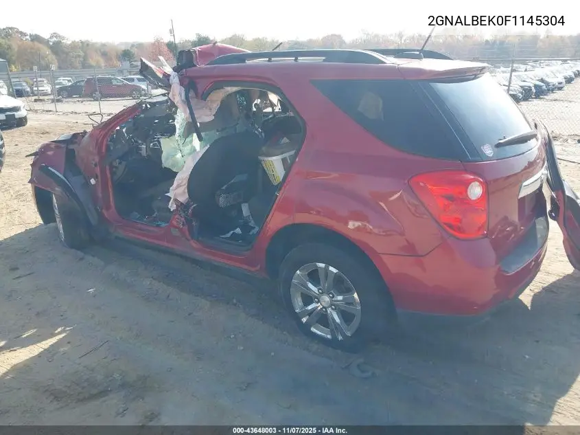 2GNALBEK0F1145304 2015 Chevrolet Equinox 1Lt