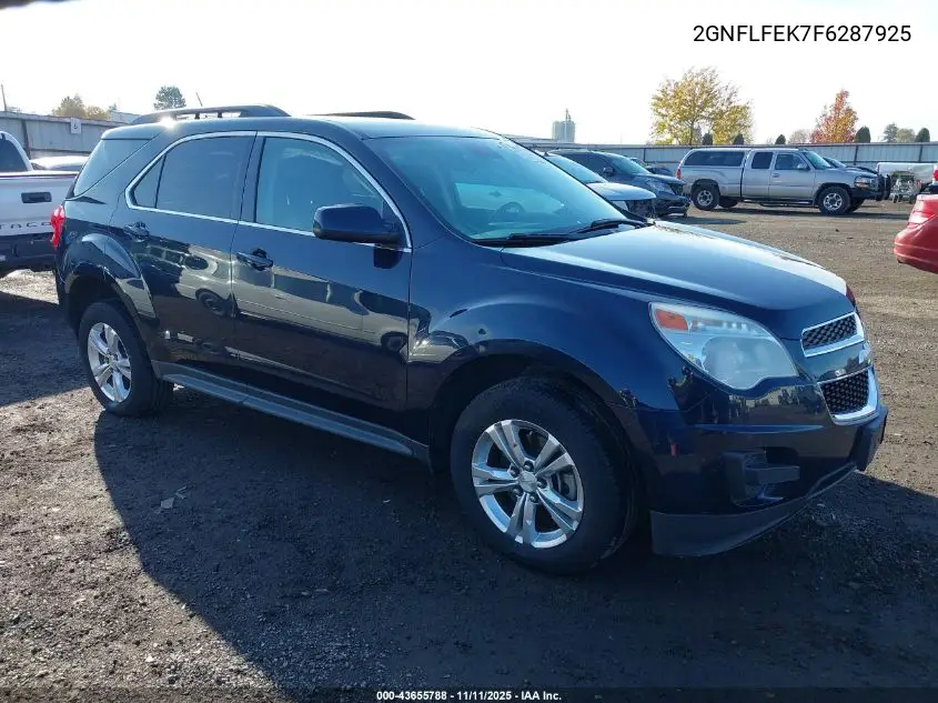 2GNFLFEK7F6287925 2015 Chevrolet Equinox 1Lt