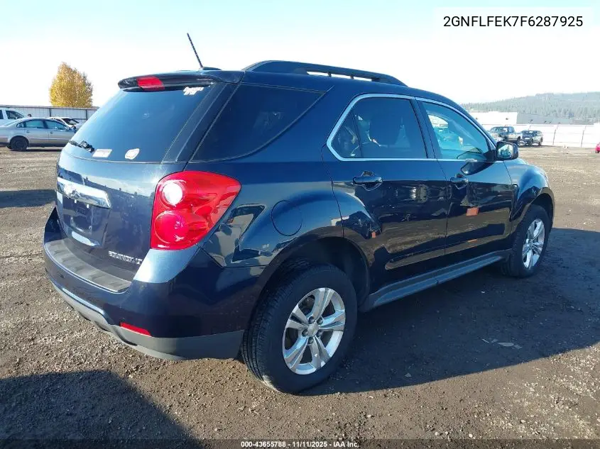 2GNFLFEK7F6287925 2015 Chevrolet Equinox 1Lt