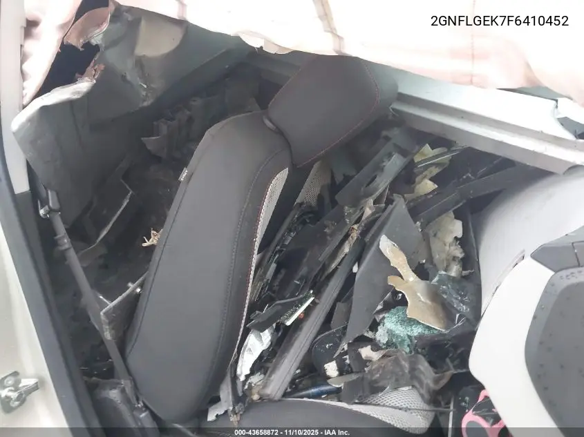 2GNFLGEK7F6410452 2015 Chevrolet Equinox 2Lt