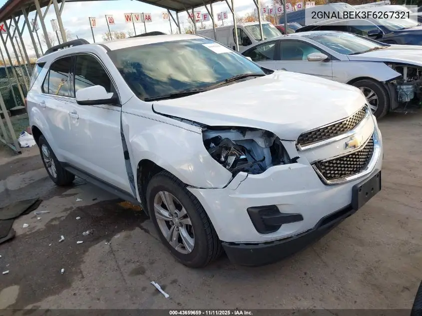 2GNALBEK3F6267321 2015 Chevrolet Equinox 1Lt