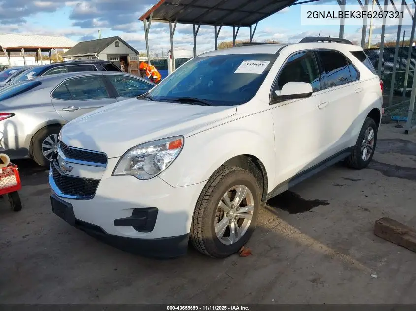 2GNALBEK3F6267321 2015 Chevrolet Equinox 1Lt