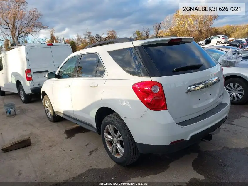 2GNALBEK3F6267321 2015 Chevrolet Equinox 1Lt