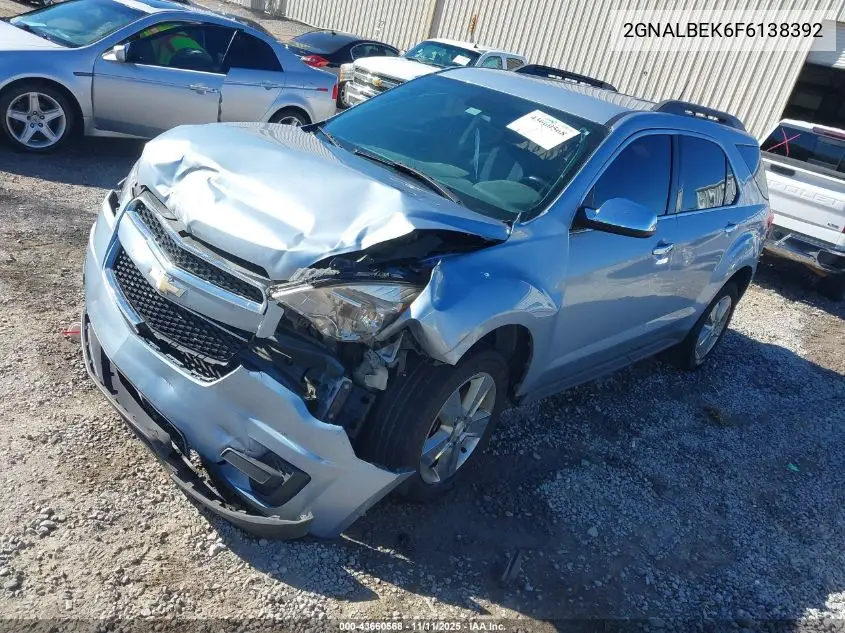 2GNALBEK6F6138392 2015 Chevrolet Equinox 1Lt