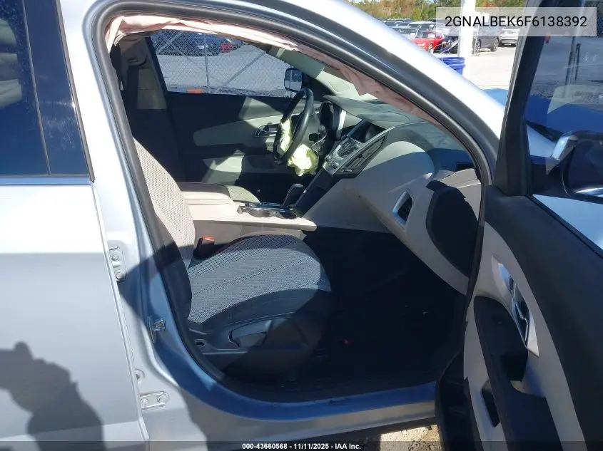 2GNALBEK6F6138392 2015 Chevrolet Equinox 1Lt