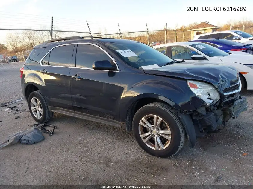 2GNFLGEK0F6216989 2015 Chevrolet Equinox 2Lt