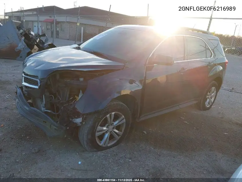 2GNFLGEK0F6216989 2015 Chevrolet Equinox 2Lt