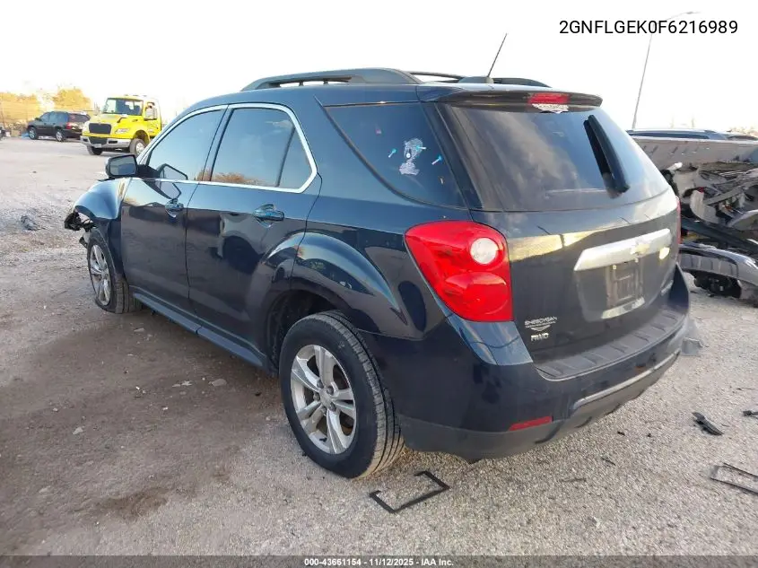 2GNFLGEK0F6216989 2015 Chevrolet Equinox 2Lt