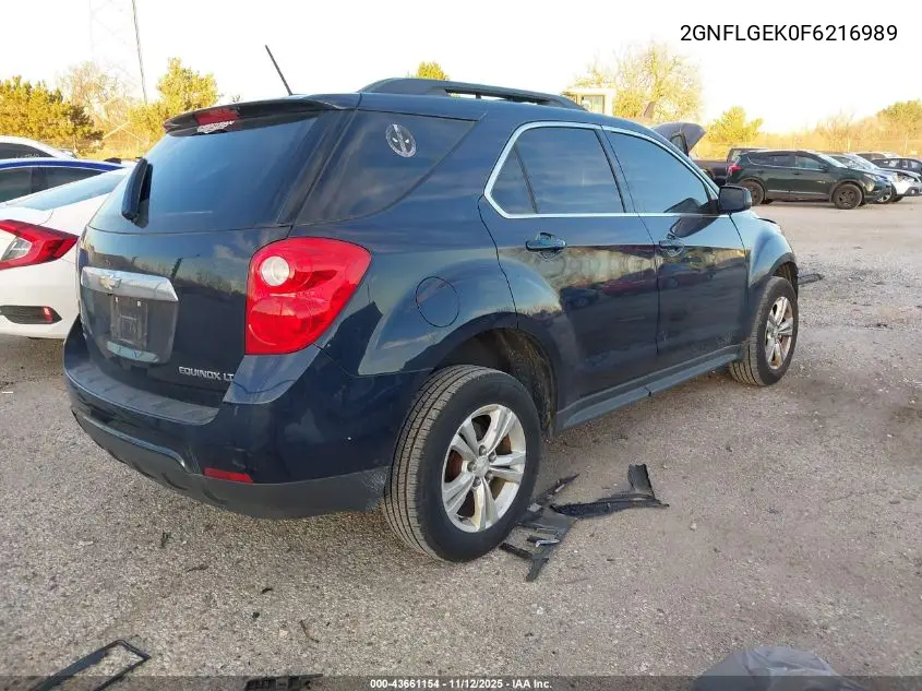 2GNFLGEK0F6216989 2015 Chevrolet Equinox 2Lt