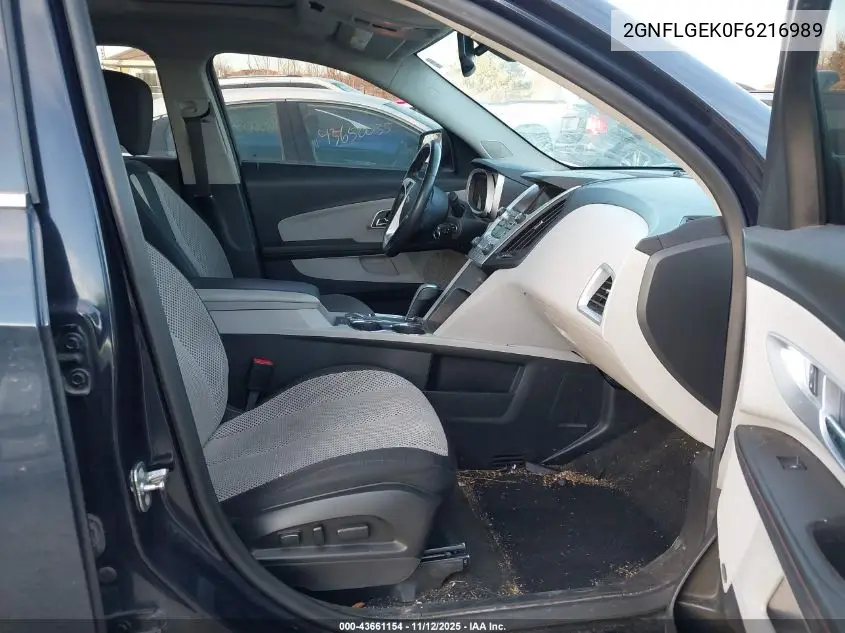 2GNFLGEK0F6216989 2015 Chevrolet Equinox 2Lt