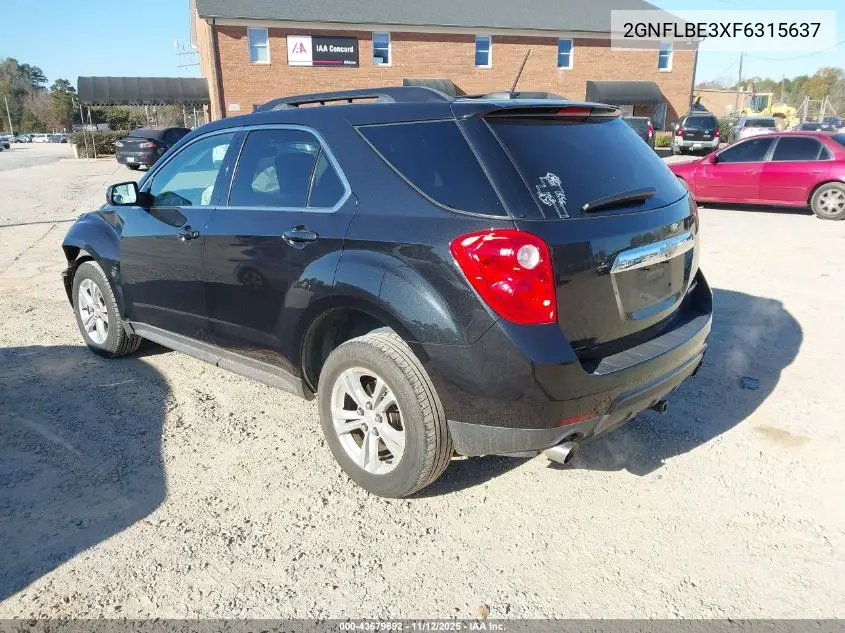 2GNFLBE3XF6315637 2015 Chevrolet Equinox 1Lt