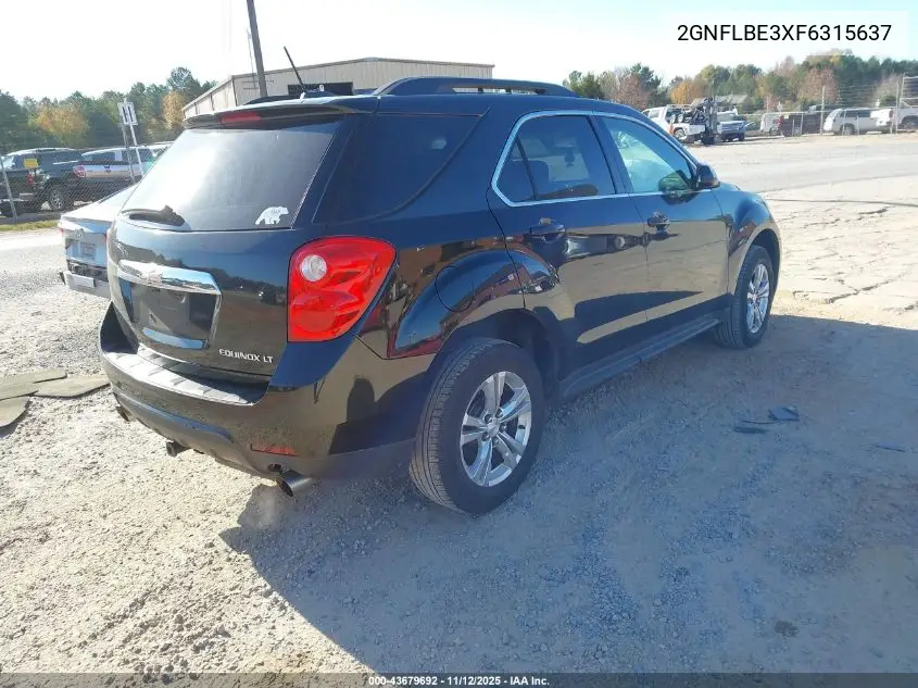 2GNFLBE3XF6315637 2015 Chevrolet Equinox 1Lt