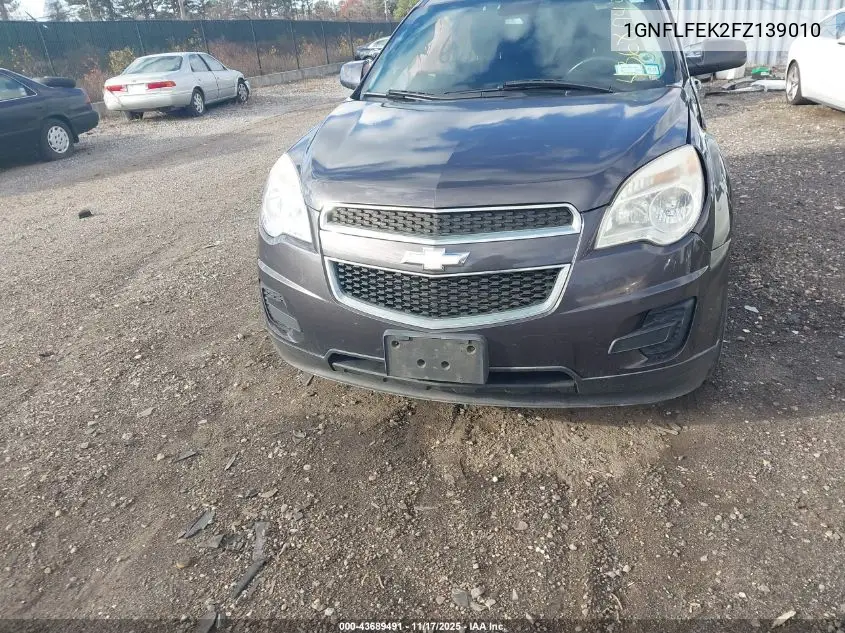 1GNFLFEK2FZ139010 2015 Chevrolet Equinox 1Lt