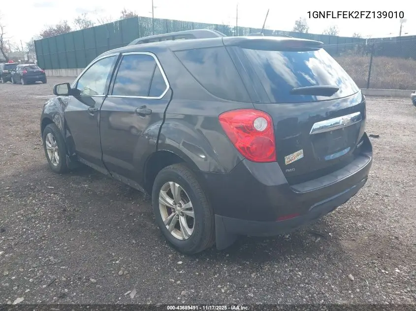 1GNFLFEK2FZ139010 2015 Chevrolet Equinox 1Lt