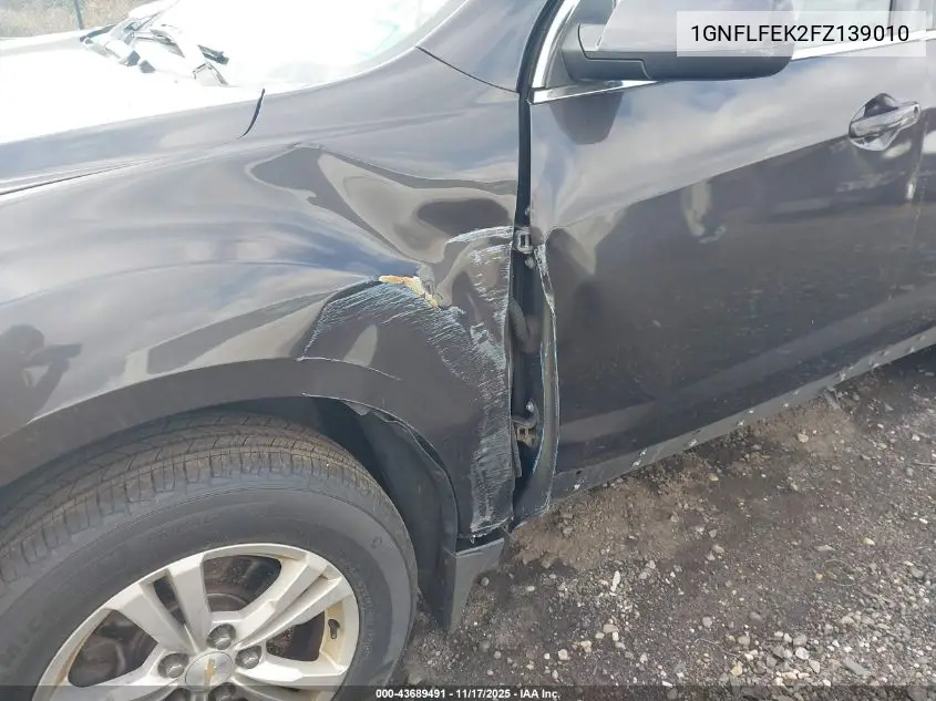 1GNFLFEK2FZ139010 2015 Chevrolet Equinox 1Lt