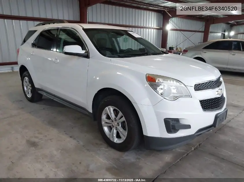 2GNFLBE34F6340520 2015 Chevrolet Equinox 1Lt