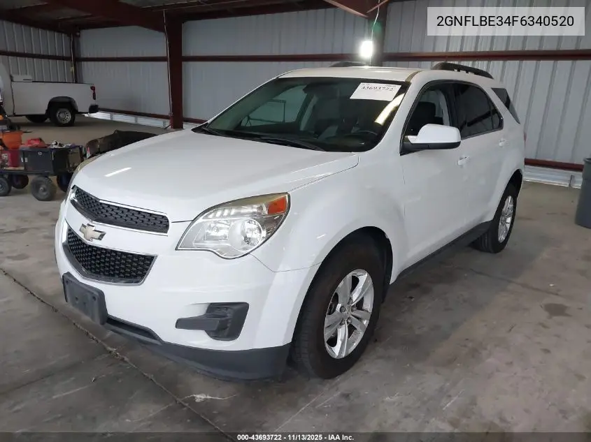 2GNFLBE34F6340520 2015 Chevrolet Equinox 1Lt