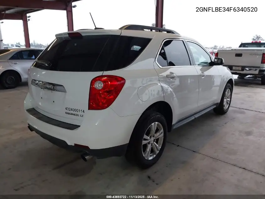 2GNFLBE34F6340520 2015 Chevrolet Equinox 1Lt