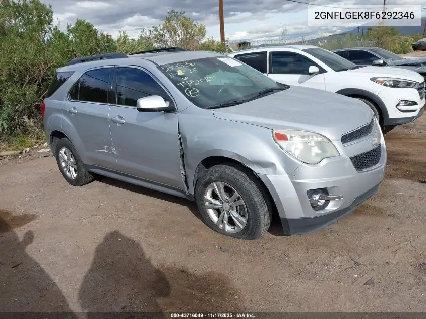 2GNFLGEK8F6292346 2015 Chevrolet Equinox 2Lt